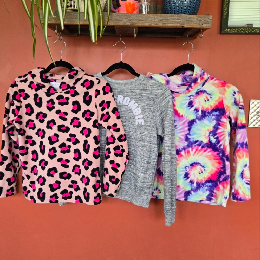 Lot of 3 Girls Sweatshirts